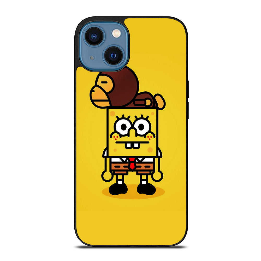 SPONGEBOB X BAPE iPhone 14 Case Cover