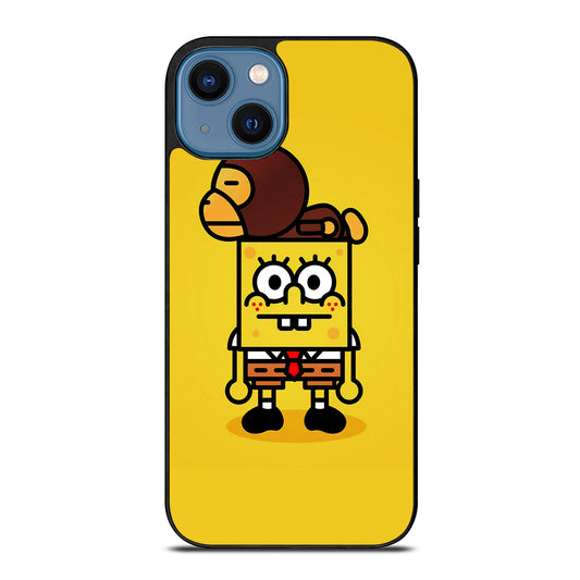 SPONGEBOB X BAPE iPhone 14 Case Cover