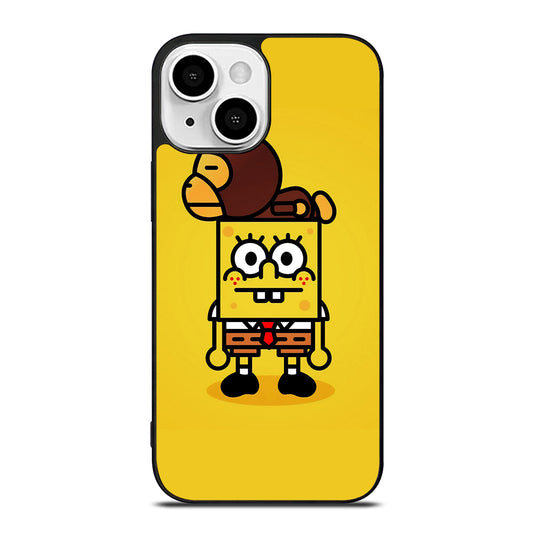 SPONGEBOB X BAPE iPhone 13 Mini Case Cover