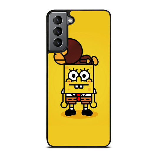 SPONGEBOB X BAPE Samsung Galaxy S21 Plus Case Cover