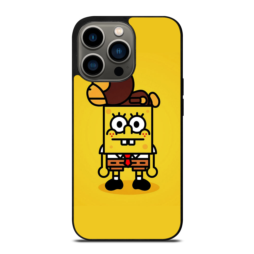 SPONGEBOB X BAPE iPhone 13 Pro Case Cover