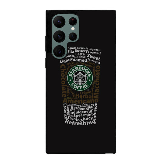STARBUCKS COFFEE QUOTE Samsung Galaxy S22 Ultra Case Cover
