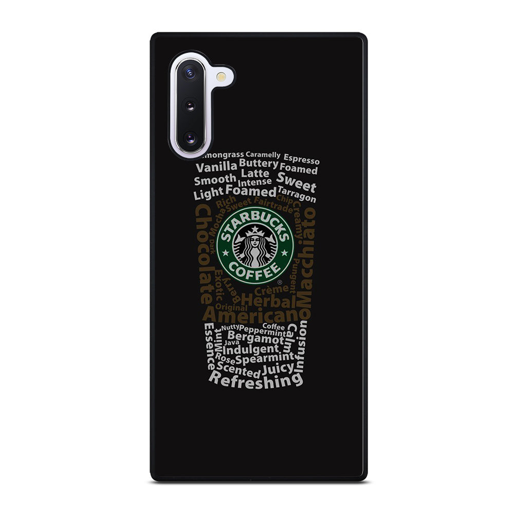 STARBUCKS COFFEE QUOTE Samsung Galaxy Note 10 Case Cover