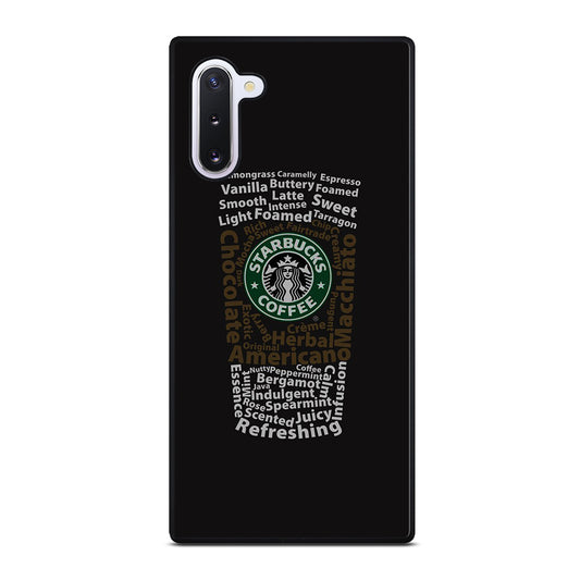 STARBUCKS COFFEE QUOTE Samsung Galaxy Note 10 Case Cover
