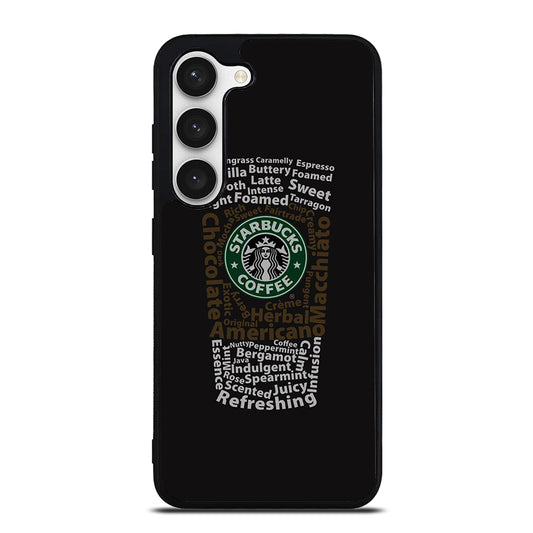 STARBUCKS COFFEE QUOTE Samsung Galaxy S23 Case Cover