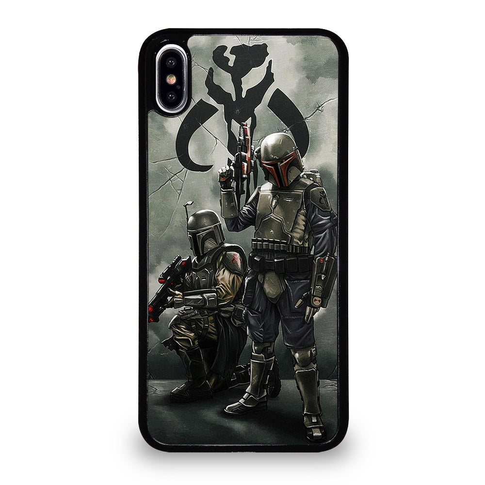 STAR WARS BOBA FETT MANDALORIAN ART iPhone XS Max Case Cover