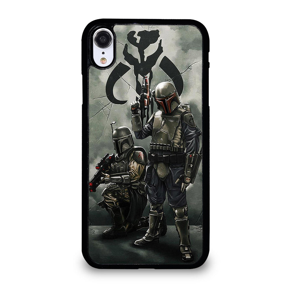 STAR WARS BOBA FETT MANDALORIAN ART iPhone XR Case Cover