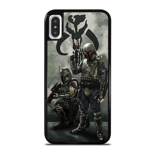 STAR WARS BOBA FETT MANDALORIAN ART iPhone X / XS Case Cover