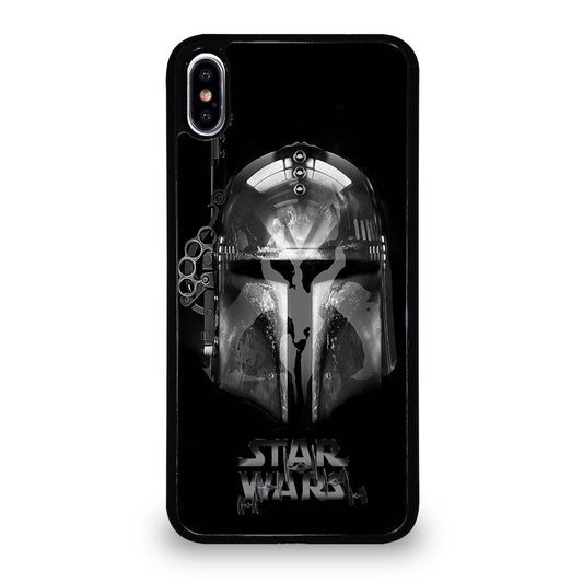 STAR WARS BOBA FETT MANDALORIAN HELMET iPhone XS Max Case Cover