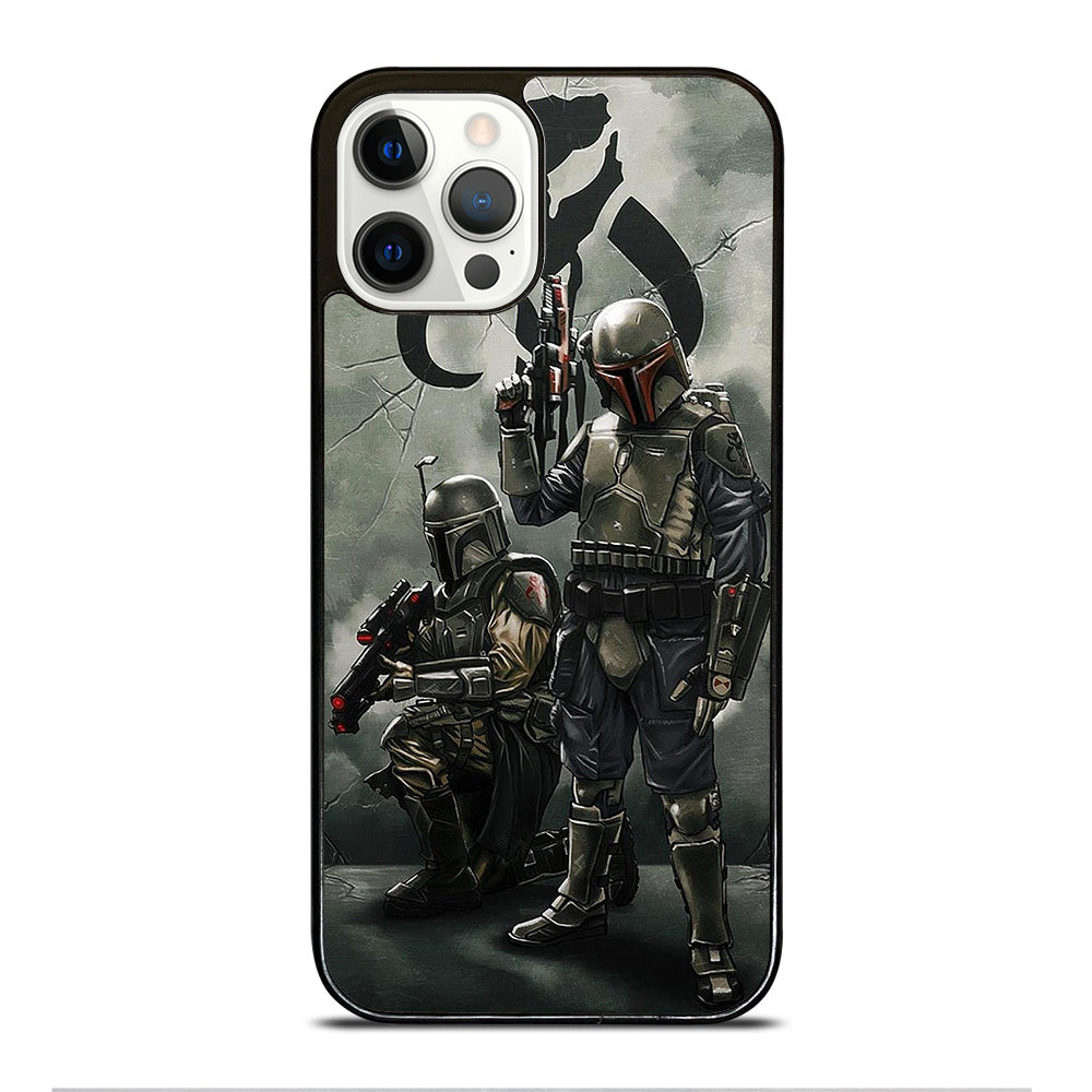 STAR WARS BOBA FETT MANDALORIAN ART iPhone 12 Pro Case Cover