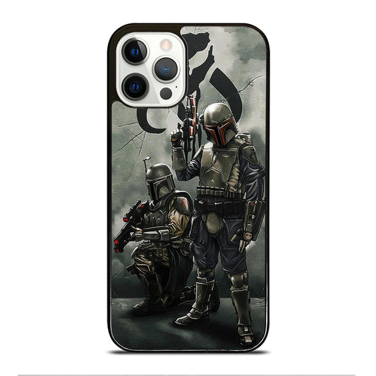 STAR WARS BOBA FETT MANDALORIAN ART iPhone 12 Pro Case Cover