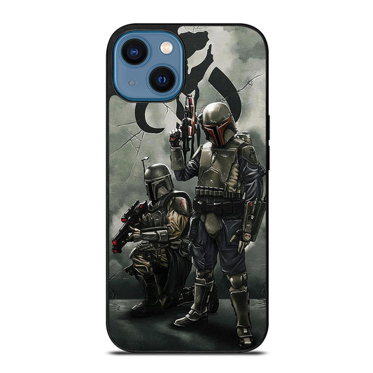 STAR WARS BOBA FETT MANDALORIAN ART iPhone 14 Case Cover