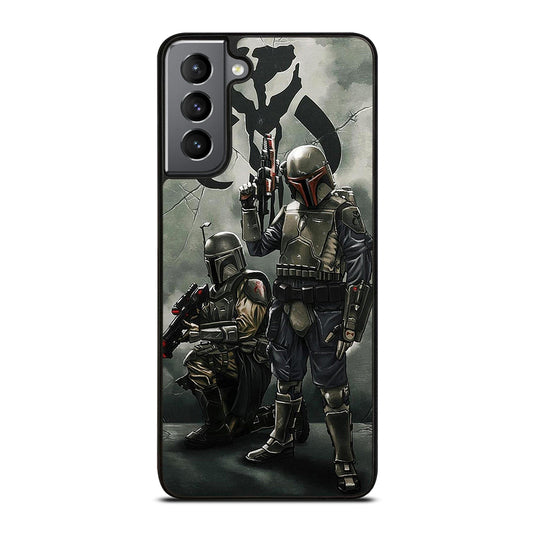 STAR WARS BOBA FETT MANDALORIAN ART Samsung Galaxy S21 Plus Case Cover