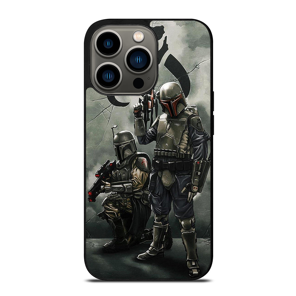 STAR WARS BOBA FETT MANDALORIAN ART iPhone 13 Pro Case Cover