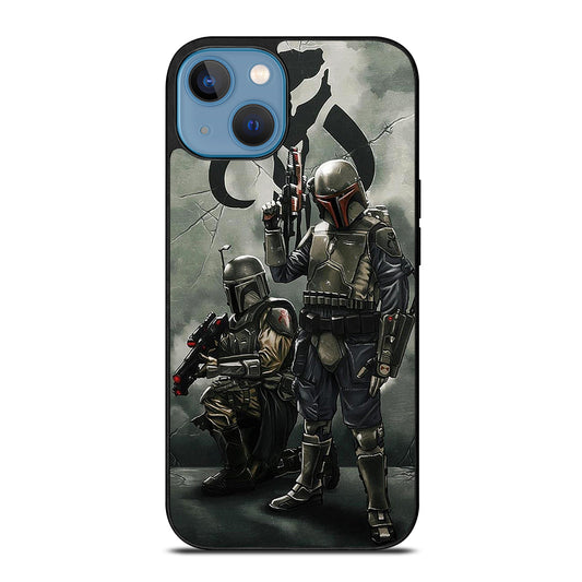 STAR WARS BOBA FETT MANDALORIAN ART iPhone 13 Case Cover