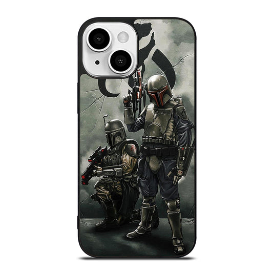 STAR WARS BOBA FETT MANDALORIAN ART iPhone 13 Mini Case Cover