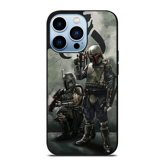 STAR WARS BOBA FETT MANDALORIAN ART iPhone 13 Pro Max Case Cover