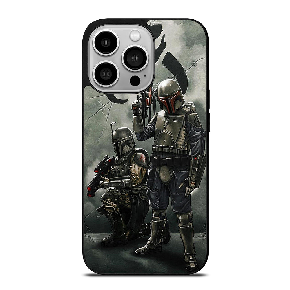 STAR WARS BOBA FETT MANDALORIAN ART iPhone 14 Pro Case Cover