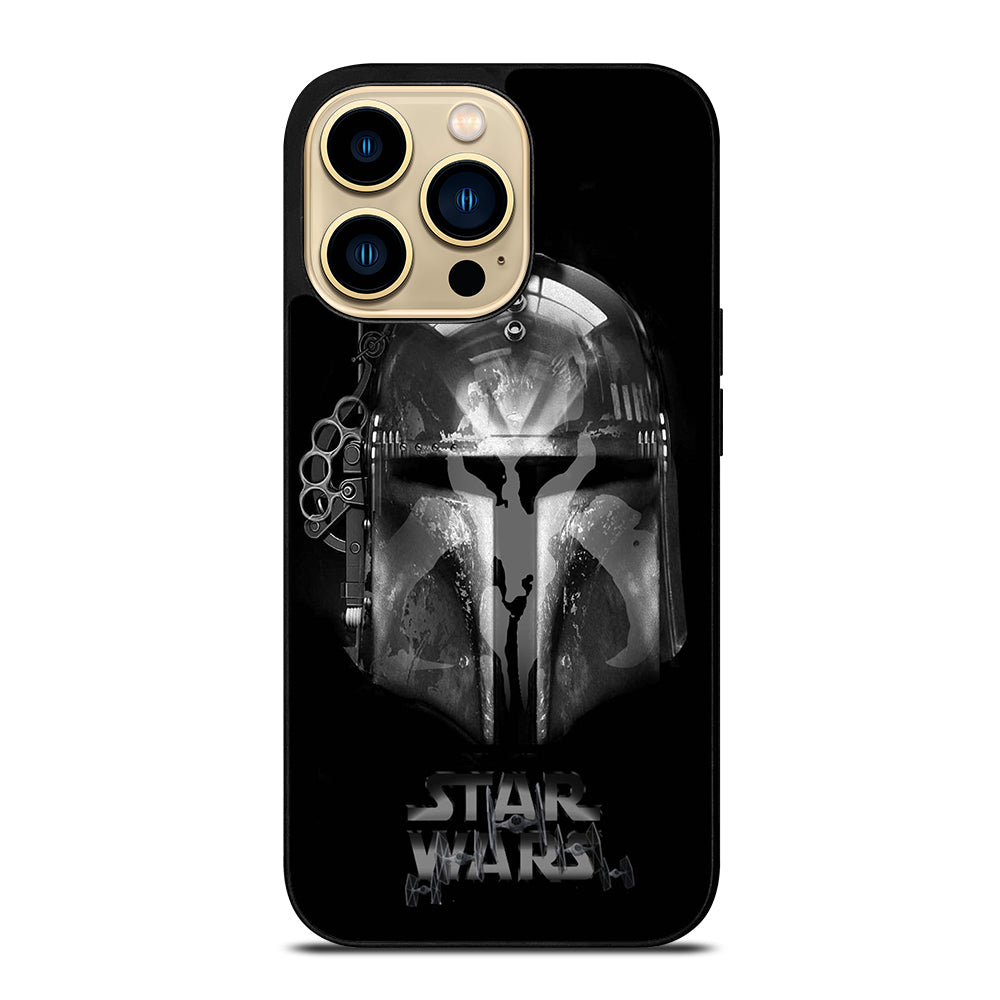 STAR WARS BOBA FETT MANDALORIAN HELMET iPhone 14 Pro Max Case Cover