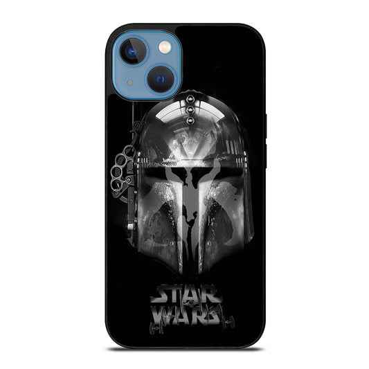 STAR WARS BOBA FETT MANDALORIAN HELMET iPhone 13 Case Cover