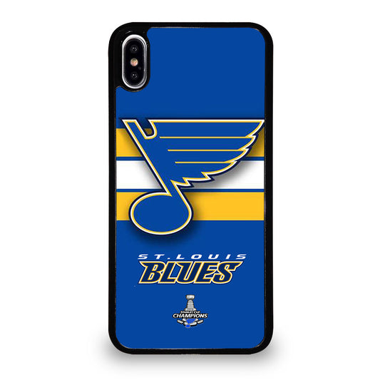 ST LOUIS BLUES NHL TEAM LOGO 2 iPhone XS Max Case Cover