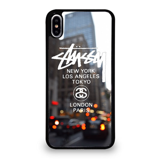 STUSSY CITY LOGO iPhone XS Max Case Cover