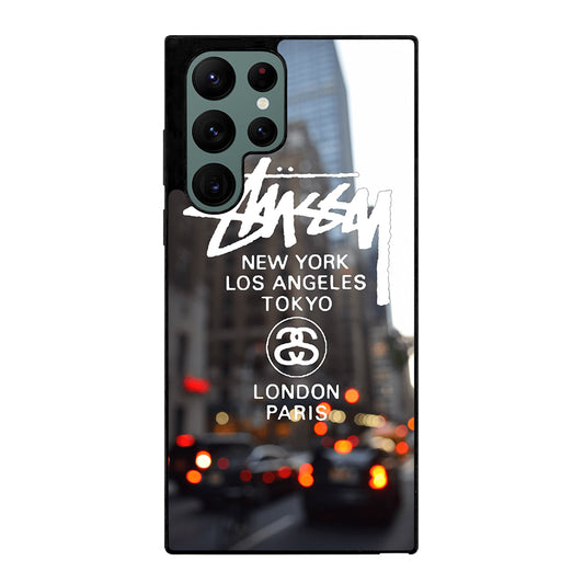 STUSSY CITY LOGO Samsung Galaxy S22 Ultra Case Cover