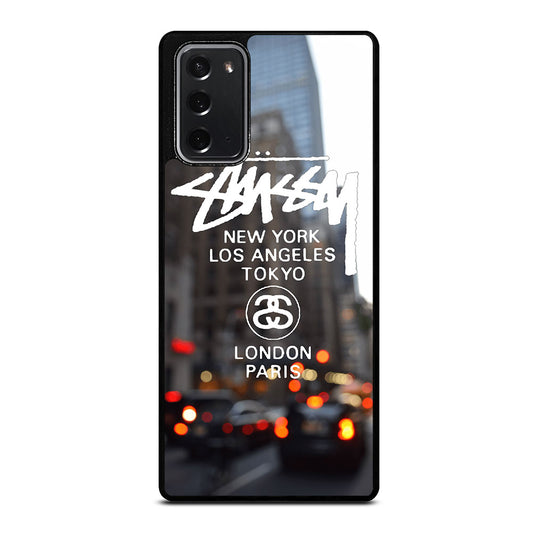 STUSSY CITY LOGO Samsung Galaxy Note 20 Case Cover