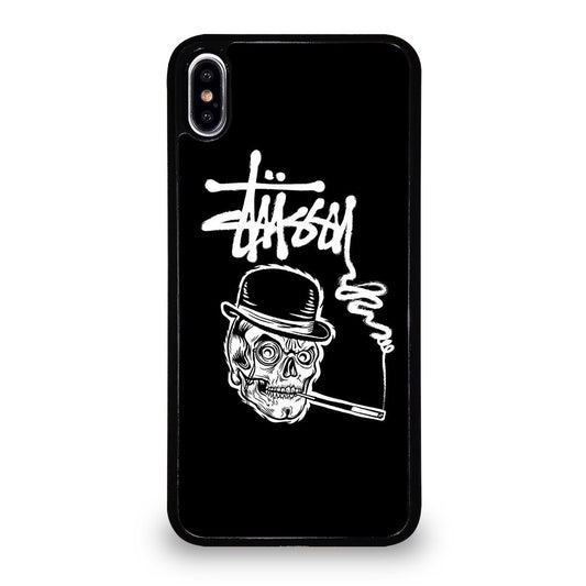 STUSSY SKULL LOGO iPhone XS Max Case Cover