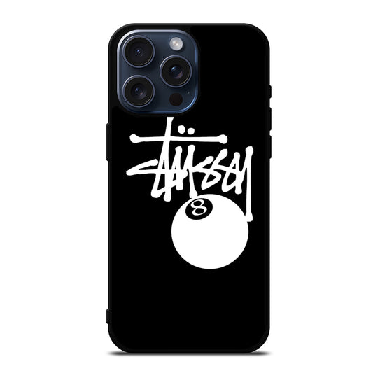 STUSSY BILLIARD BALL iPhone 15 Pro Max Case Cover