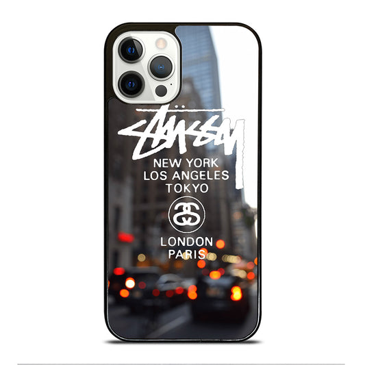 STUSSY CITY LOGO iPhone 12 Pro Case Cover