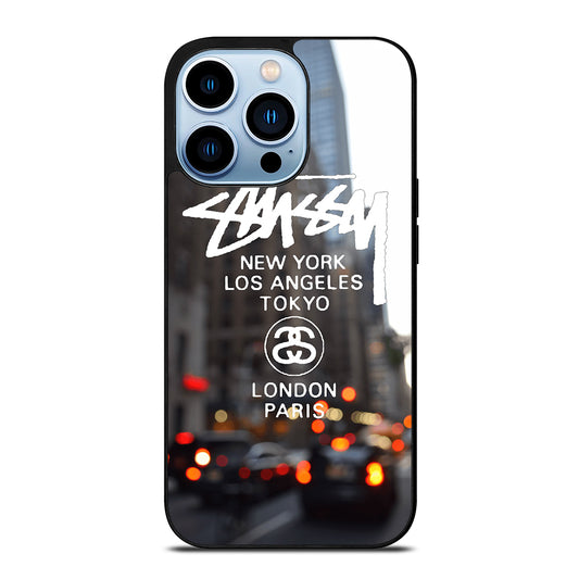 STUSSY CITY LOGO iPhone 13 Pro Max Case Cover