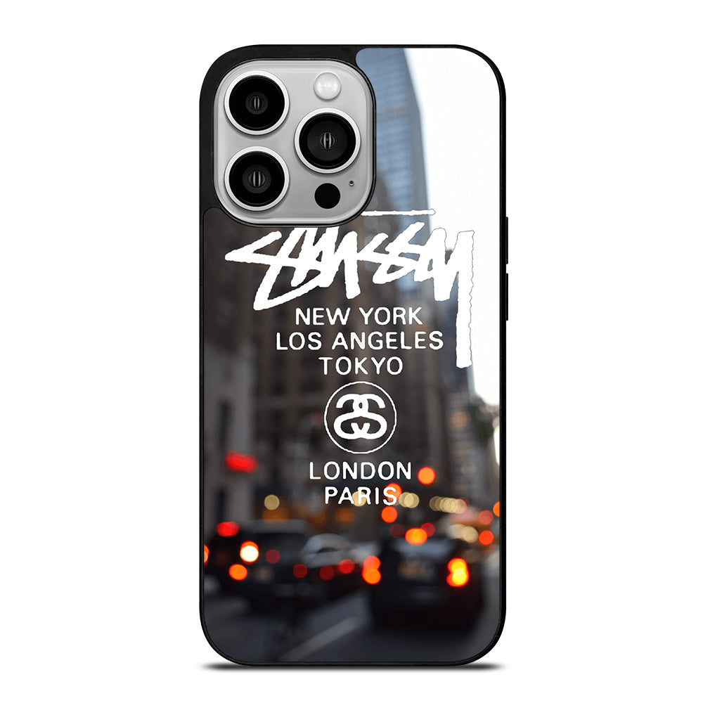 STUSSY CITY LOGO iPhone 14 Pro Case Cover