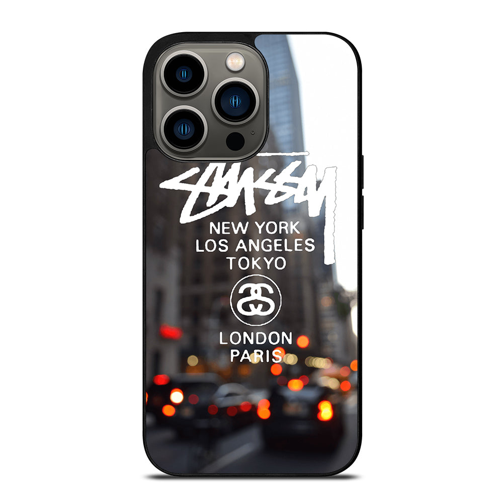 STUSSY CITY LOGO iPhone 13 Pro Case Cover
