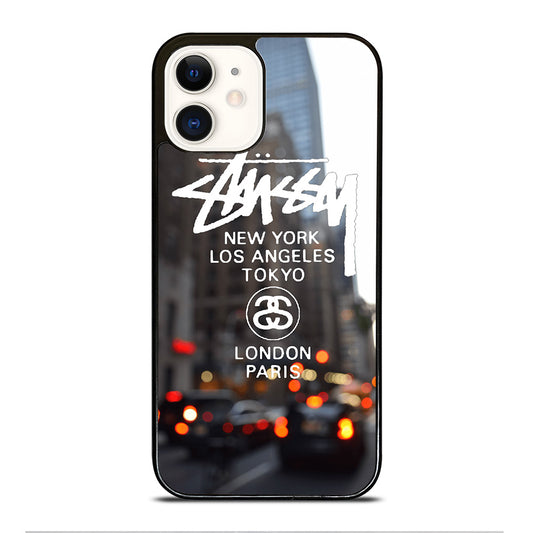 STUSSY CITY LOGO iPhone 12 Case Cover