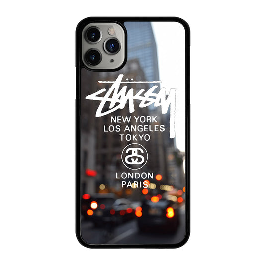 STUSSY CITY LOGO iPhone 11 Pro Max Case Cover