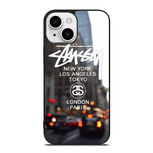 STUSSY CITY LOGO iPhone 13 Mini Case Cover