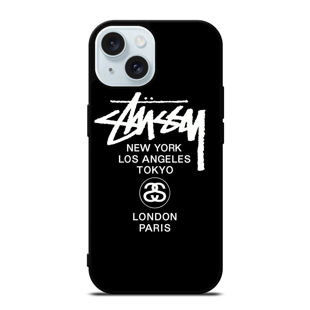 STUSSY NEW YORK iPhone 15 Case Cover