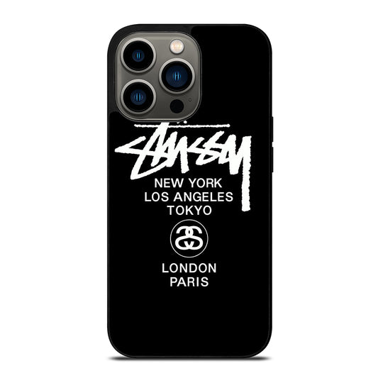 STUSSY NEW YORK iPhone 13 Pro Case Cover