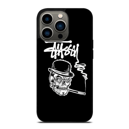 STUSSY SKULL LOGO iPhone 13 Pro Case Cover