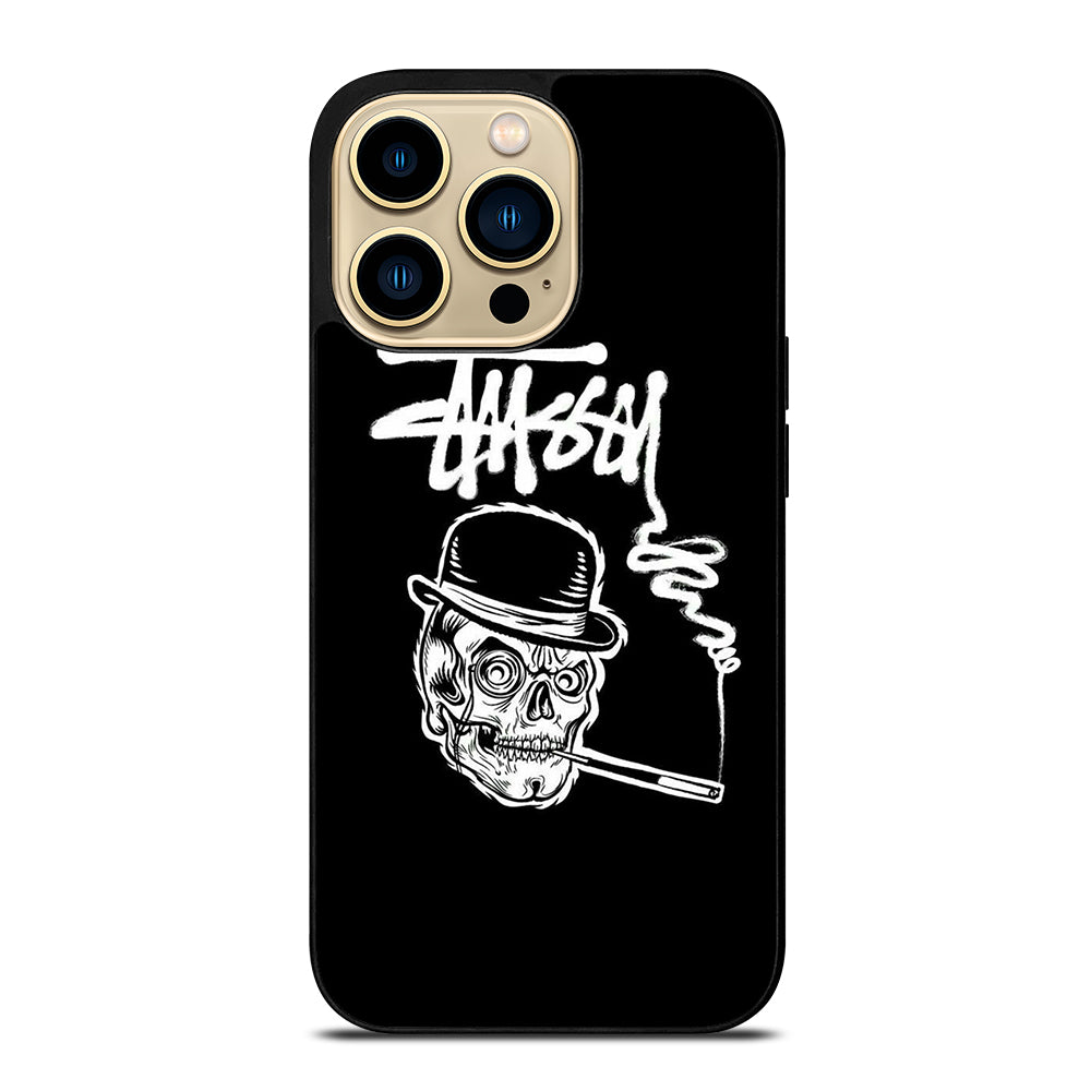 STUSSY SKULL LOGO iPhone 14 Pro Max Case Cover