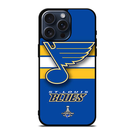 ST LOUIS BLUES NHL TEAM LOGO 2 iPhone 15 Pro Max Case Cover