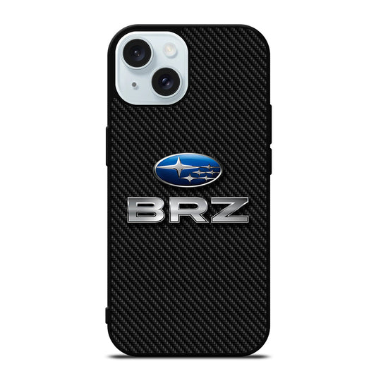 SUBARU BRZ CARBON LOGO iPhone 15 Case Cover