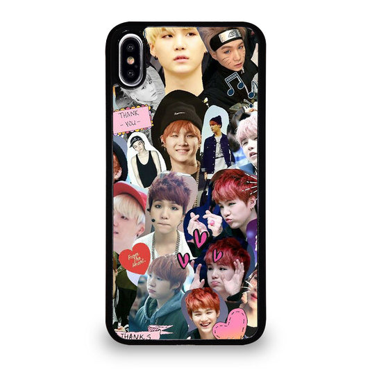 SUGA BTS COLLAGE iPhone XS Max Case Cover
