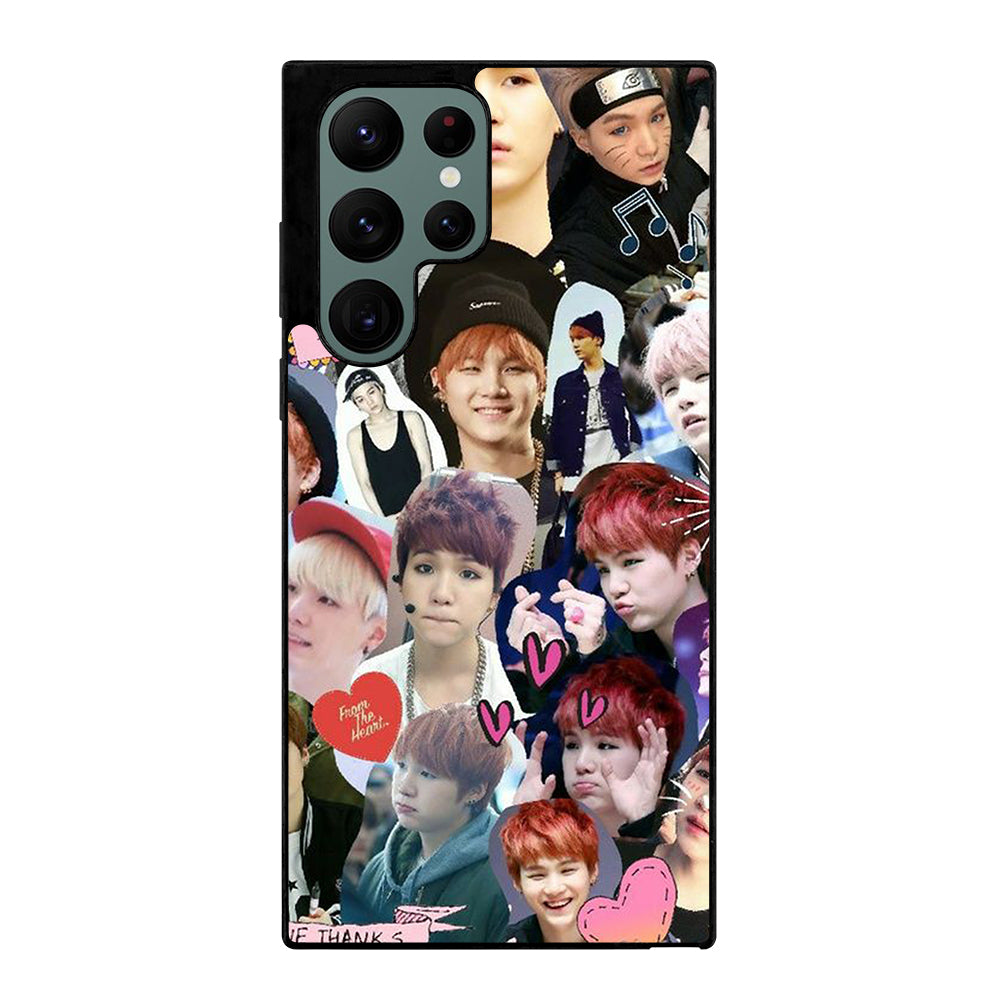 SUGA BTS COLLAGE Samsung Galaxy S22 Ultra Case Cover