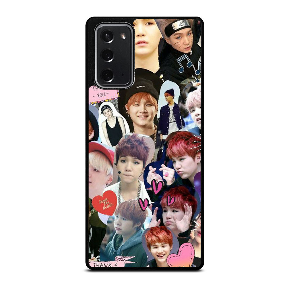 SUGA BTS COLLAGE Samsung Galaxy Note 20 Case Cover
