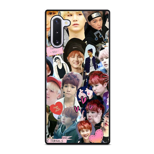 SUGA BTS COLLAGE Samsung Galaxy Note 10 Case Cover