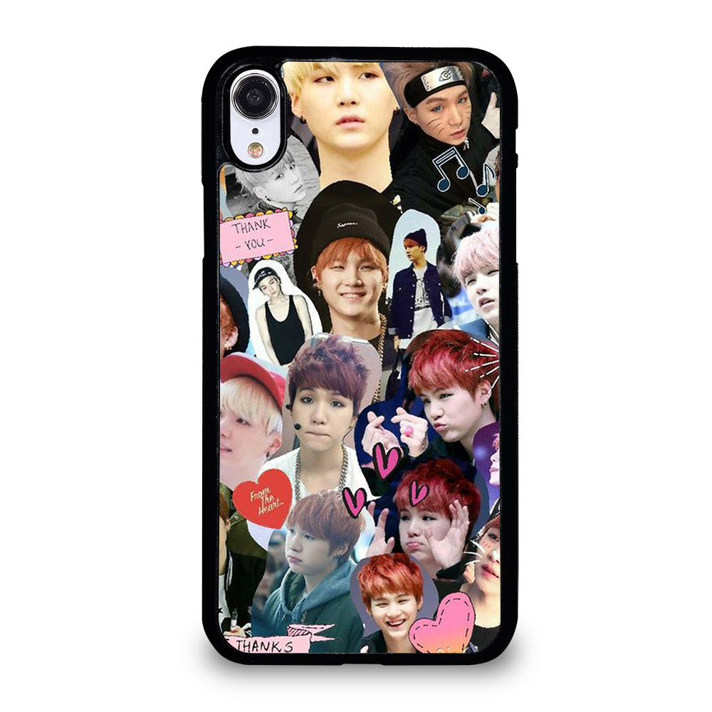SUGA BTS COLLAGE iPhone XR Case Cover