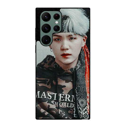 SUGA BTS FACE Samsung Galaxy S22 Ultra Case Cover