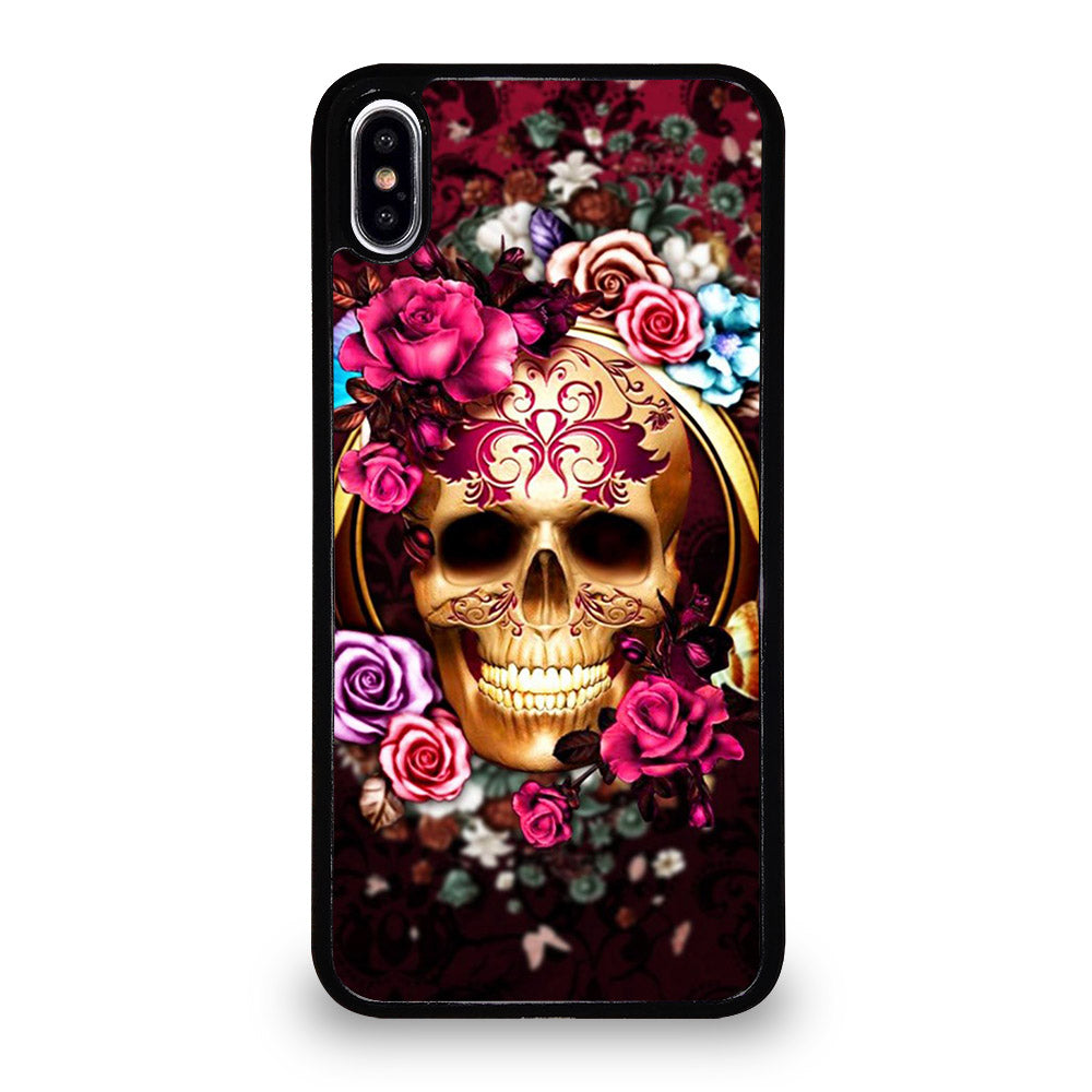 SUGAR SKULL FLORAL iPhone XS Max Case Cover